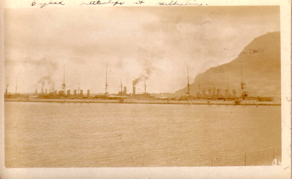 Gibraltar Harbour scene 5, February 1909