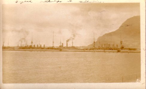 Gibraltar Harbour scene 5, February 1909