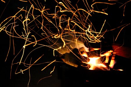 Flamable brown fire black wood