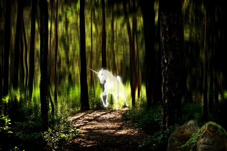 Photomontage mysticism mythical creatures