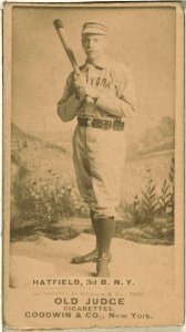 Gill Hatfield, New York Giants, baseball card portrait LCCN2007686594