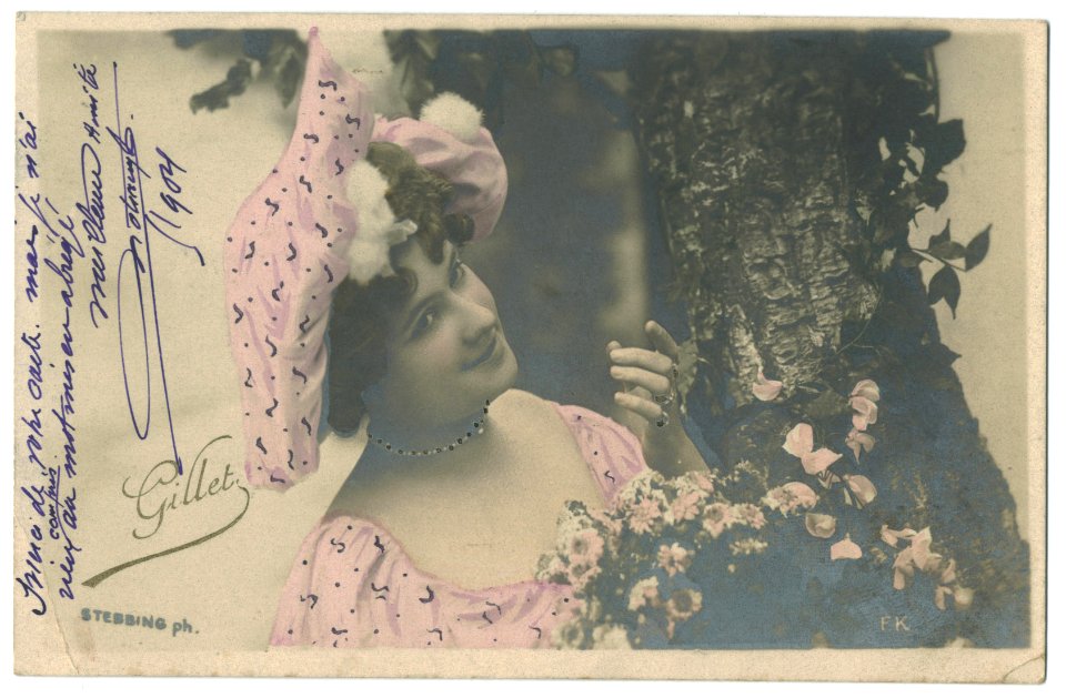 GILLET, Mlle. FK. Photo Stebbing