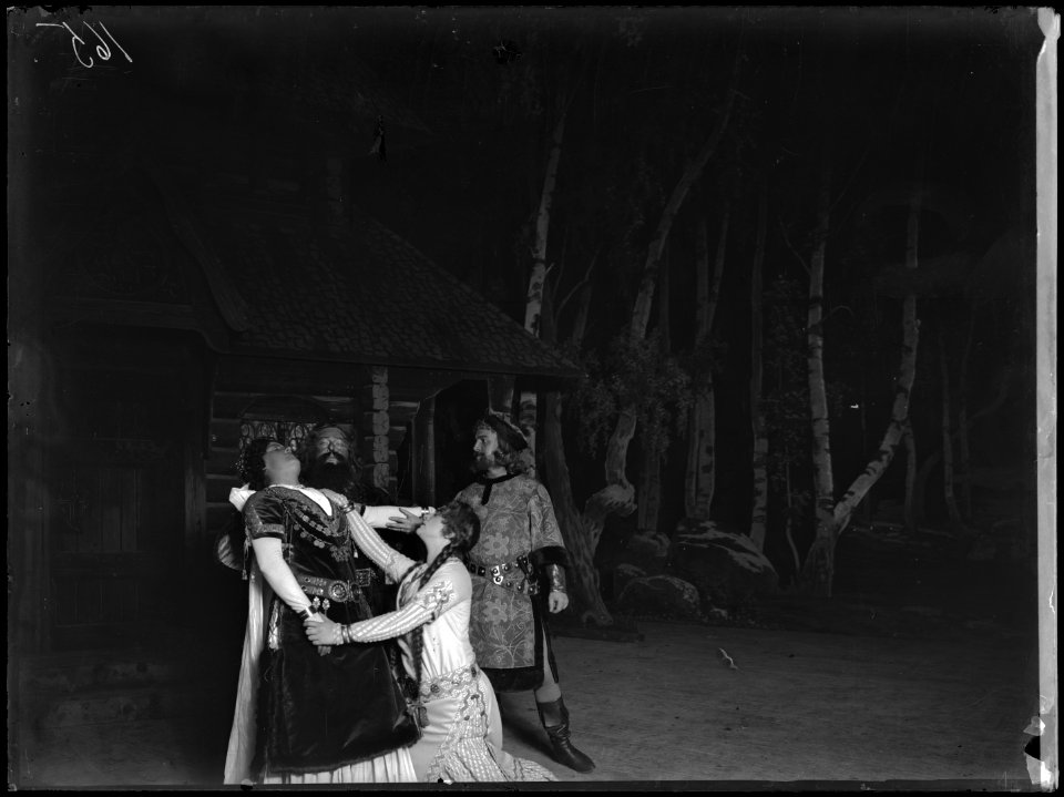 Gillet på Solhaug, Operan 1902. Föreställningsbild - SMV - KO001
