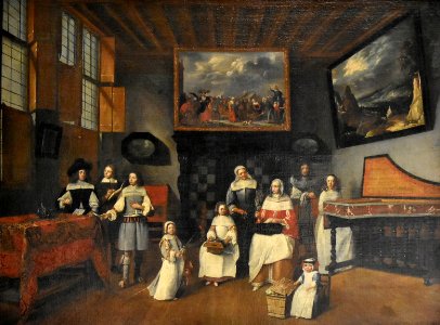 Gillis van Tilborgh (ca.1625–ca.1678) Familieportret KMSKB 29-01-2019