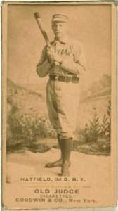 Gill Hatfield, New York Giants, baseball card portrait LCCN2007686594