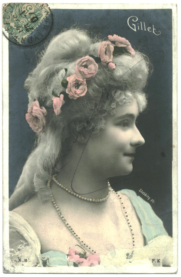 GILLET, Mlle. FK. X-8. Photo Stebbing