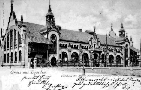 Gimnasio Permoserstraße bella época Dresde