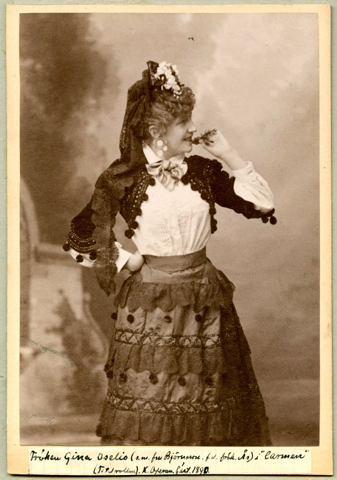 Gina Oselio, rollporträtt - SMV - H6 145