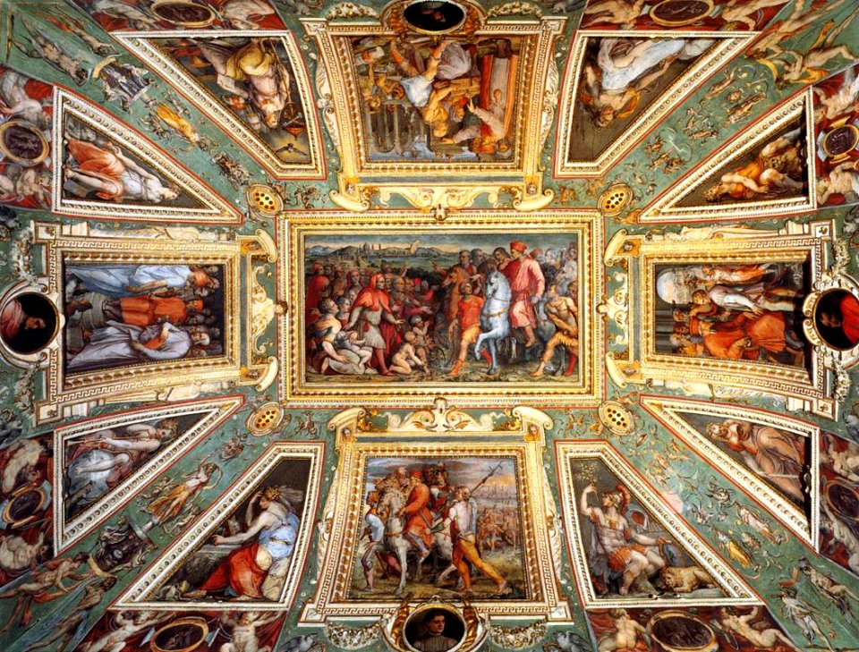 Giorgio Vasari - Ceiling decoration - WGA24305