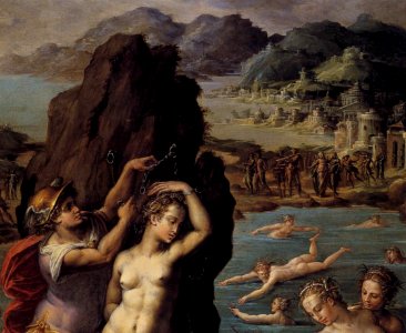 Giorgio Vasari - Perseus and Andromeda (detail) - WGA24296 photo