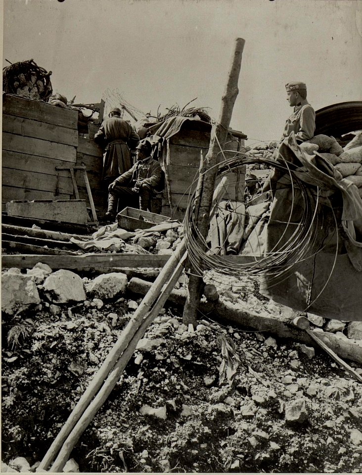 GIPFELSTELLUNG am VRSIC. Aufgenommen am 27. Juli 1916. (BildID 15478696)