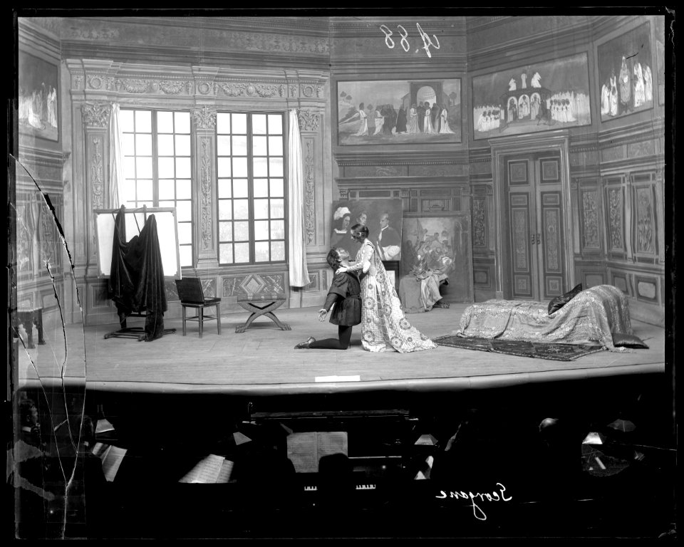 Giorgione, Dramatiska teatern 1903. Föreställningsbild - SMV - DrT093