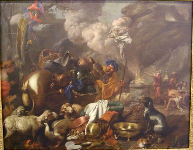 Giovanni Benedetto Castiglione Sacrificio di Noe
