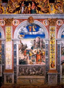 Giovanni Maria Falconetto, Mantua, Palazzo d'Arco, Sala dello Zodiaco, Sign of Gemini