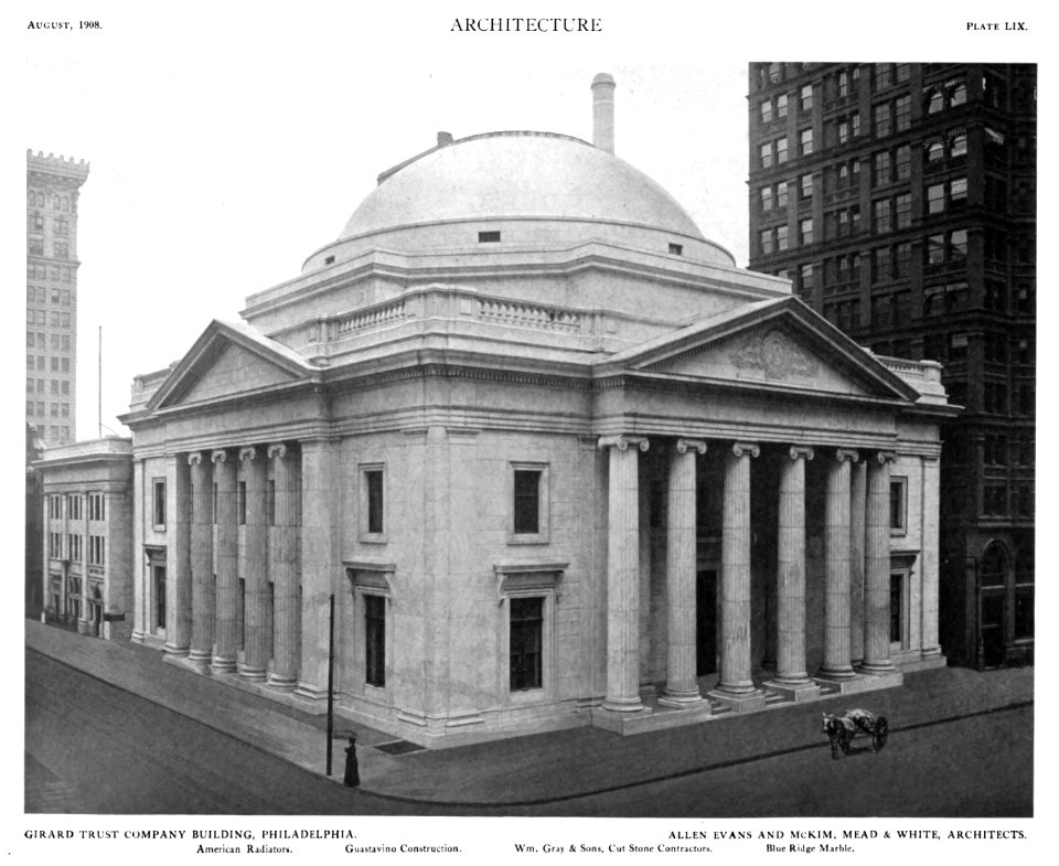 Girard Trust Architecture Aug 1908 plate 59