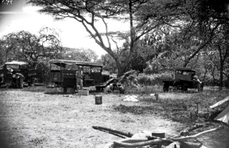 ETH-BIB-Jeeps im Camp Serengeti-Kilimanjaroflug 1929-30-LBS MH02-07-0498