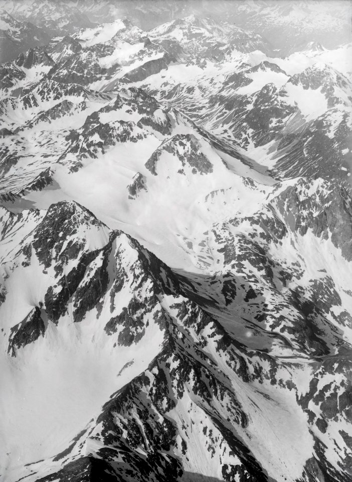 ETH-BIB-Julier, Piz Ot, Piz Lagrev, Val Bevers, Monte Disgrazia v. N. aus 3500 m-Inlandflüge-LBS MH01-000882