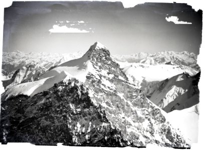 ETH-BIB-Jungfrau, Silberhorn v. O. aus 4300 m-Inlandflüge-LBS MH01-006449