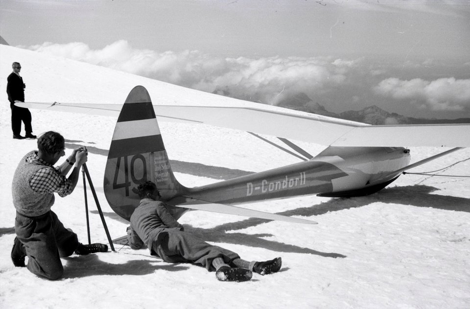 ETH-BIB-Jungfraujoch, Segelfluglager, General Milch-Inlandflüge-LBS MH05-62-21