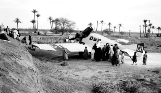 ETH-BIB-Junkers F 13, CH-94 nach Landung in Biskra-Mittelmeerflug 1928-LBS MH02-04-0173
