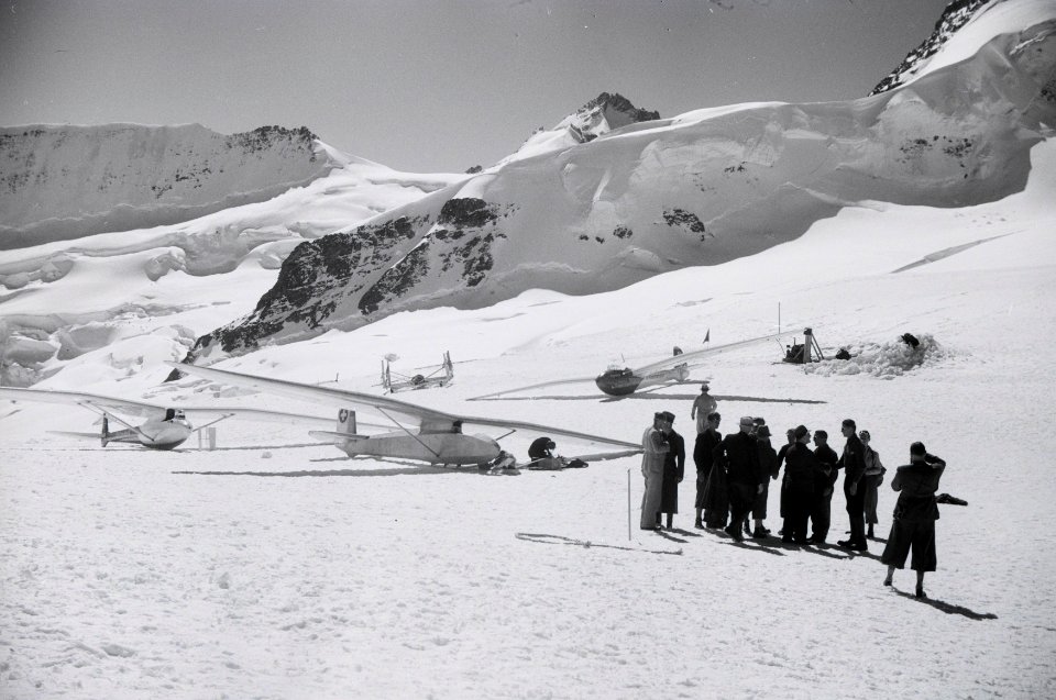 ETH-BIB-Jungfraujoch, Segelfluglager, General Milch-Inlandflüge-LBS MH05-62-11