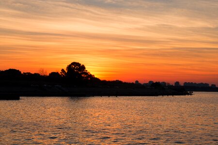 Waterfront buenos aires golden hour
