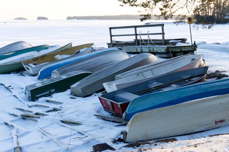 Snow frost coast
