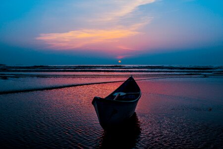 Sunset nature landscape photo