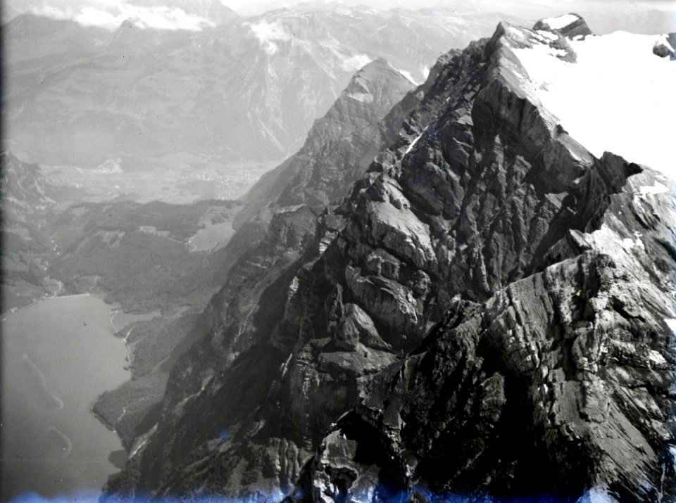 ETH-BIB-Klöntalersee, Ruchen, Glärnisch, Vrenelisgärtli v. W. aus 3200 m-Inlandflüge-LBS MH01-006534