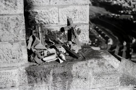 ETH-BIB-Kreuze und Fotografien stehen bei Oran zu Verkauf-Nordafrikaflug 1932-LBS MH02-13-0152