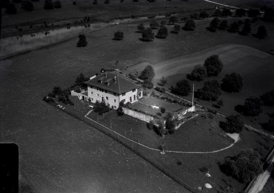 ETH-BIB-Küsnacht (ZH), Itschnach, Villa Dubs am Schübelweiher-Inlandflüge-LBS MH03-0441