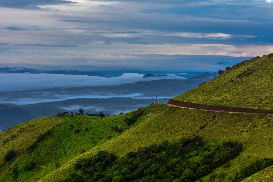 Landscape nature clouds photo