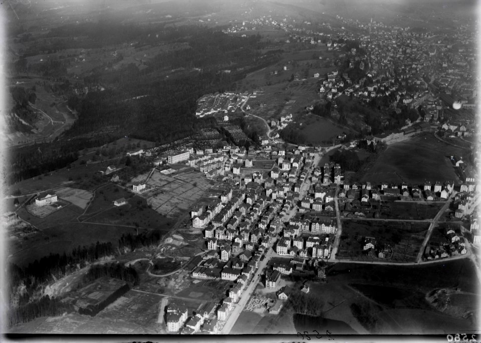 ETH-BIB-Lachen u. St. Gallen mit Sittertal aus 600 m-Inlandflüge-LBS MH01-002580