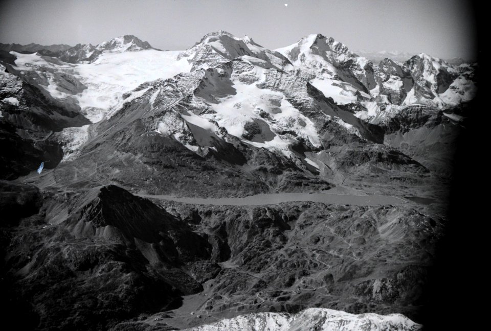 ETH-BIB-Lago Bianco, Piz Cambrena, Piz Palü, Piz Bernina-Inlandflüge-LBS MH05-58-31