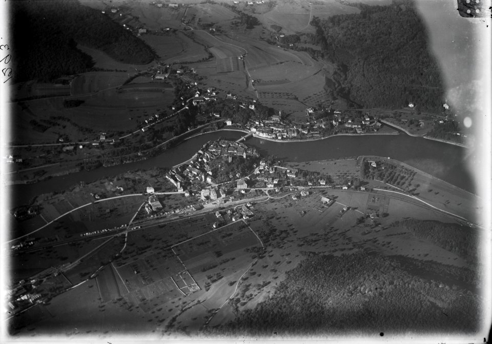 ETH-BIB-Laufenburg, Laufenburg (Deutschland), Kleinlaufenburg v. S. aus 800 m-Inlandflüge-LBS MH01-001293