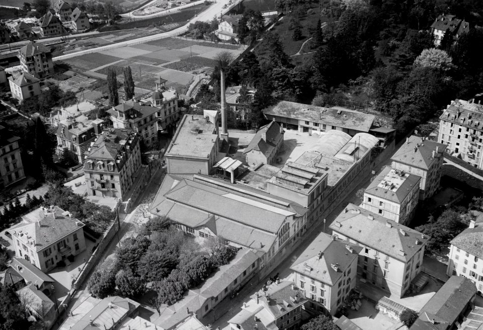 ETH-BIB-Lausanne, Brauerei Cardinal Freiburg Depot-Inlandflüge-LBS MH03-0565