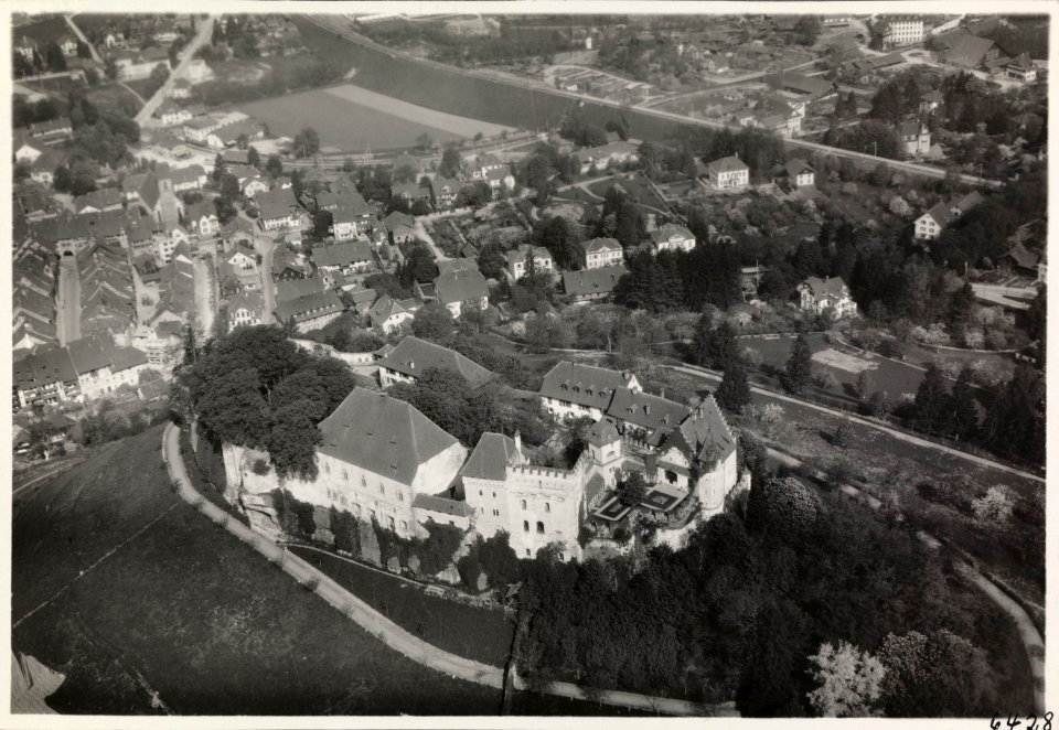 ETH-BIB-Lenzburg, Schloss Lenzburg-Inlandflüge-LBS MH03-0580