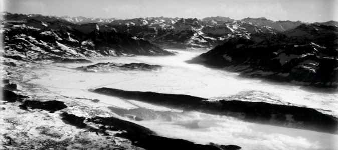 ETH-BIB-Lintheben, Zürichsee, Säntis v. N. W. aus 2500 m-Inlandflüge-LBS MH01-000260