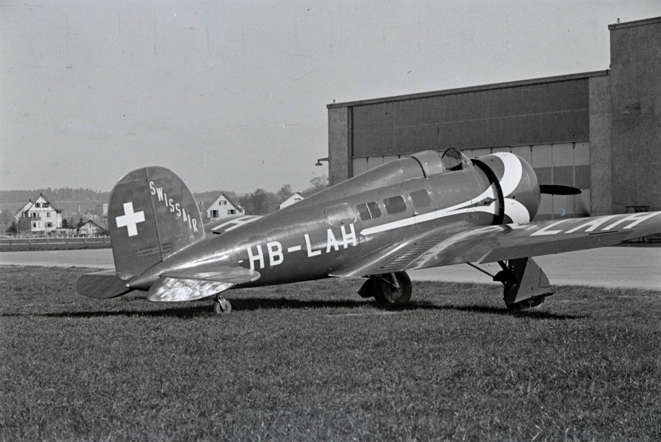 ETH-BIB-Lockheed 9 B Orion, CH-167 am Boden in Dübendorf-Inlandflüge-LBS MH05-31-14