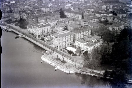 ETH-BIB-Lugano, Casino, Quai aus 70 m-Inlandflüge-LBS MH01-006025