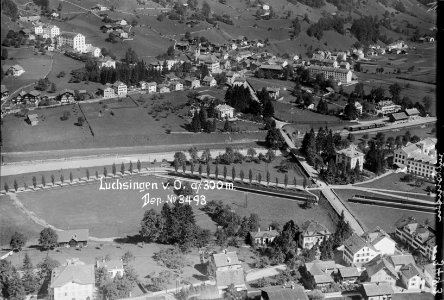 ETH-BIB-Luchsingen, Schrift im Bild v. O. aus 300 m-Inlandflüge-LBS MH01-003493