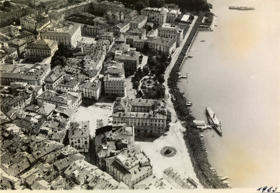 ETH-BIB-Lugano, Quai aus 150 m-Inlandflüge-LBS MH01-001983-AL