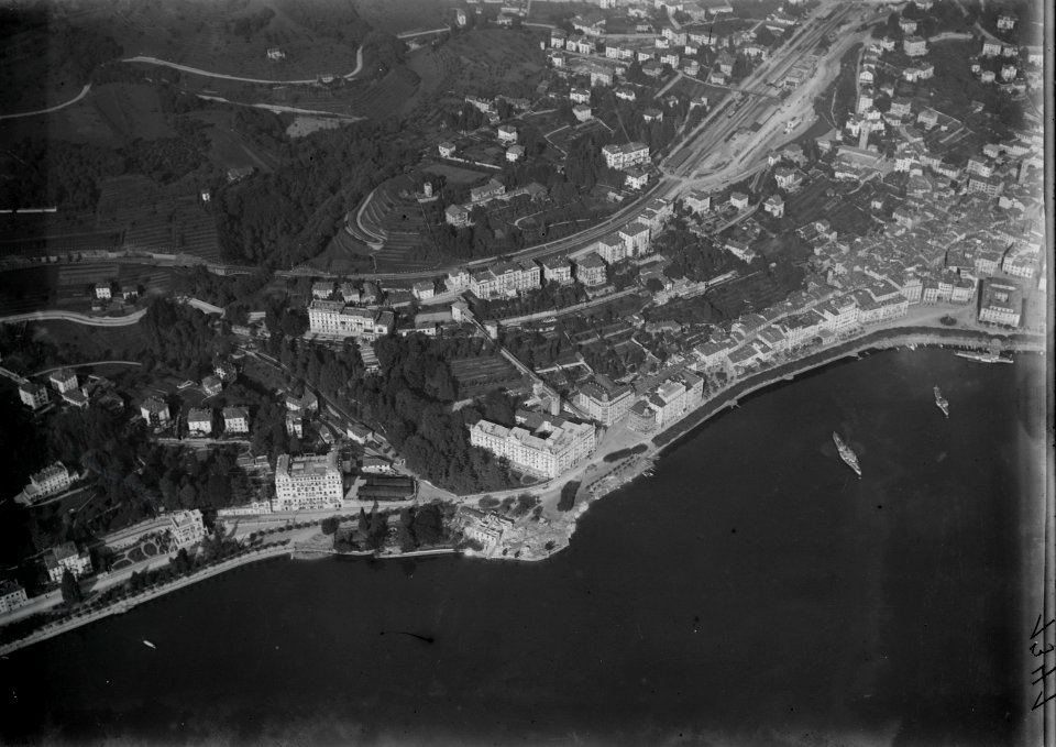 ETH-BIB-Lugano, Paradiso v. S. W. aus 500 m-Inlandflüge-LBS MH01-001341