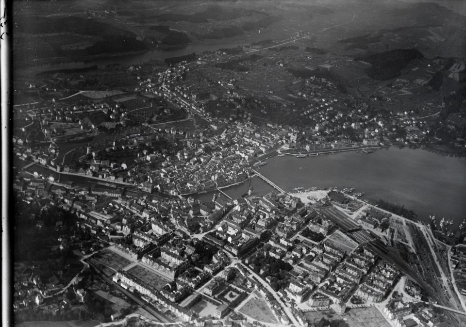 ETH-BIB-Luzern, Übersicht, Rotsee v. S.-Inlandflüge-LBS MH01-000537
