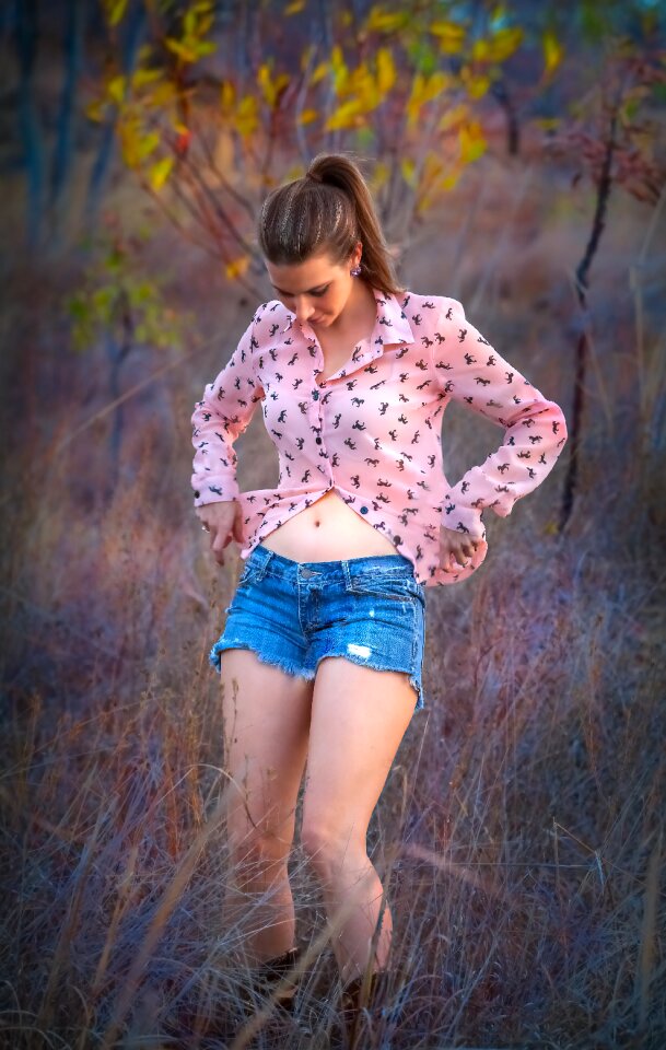 Beautiful woman outdoors