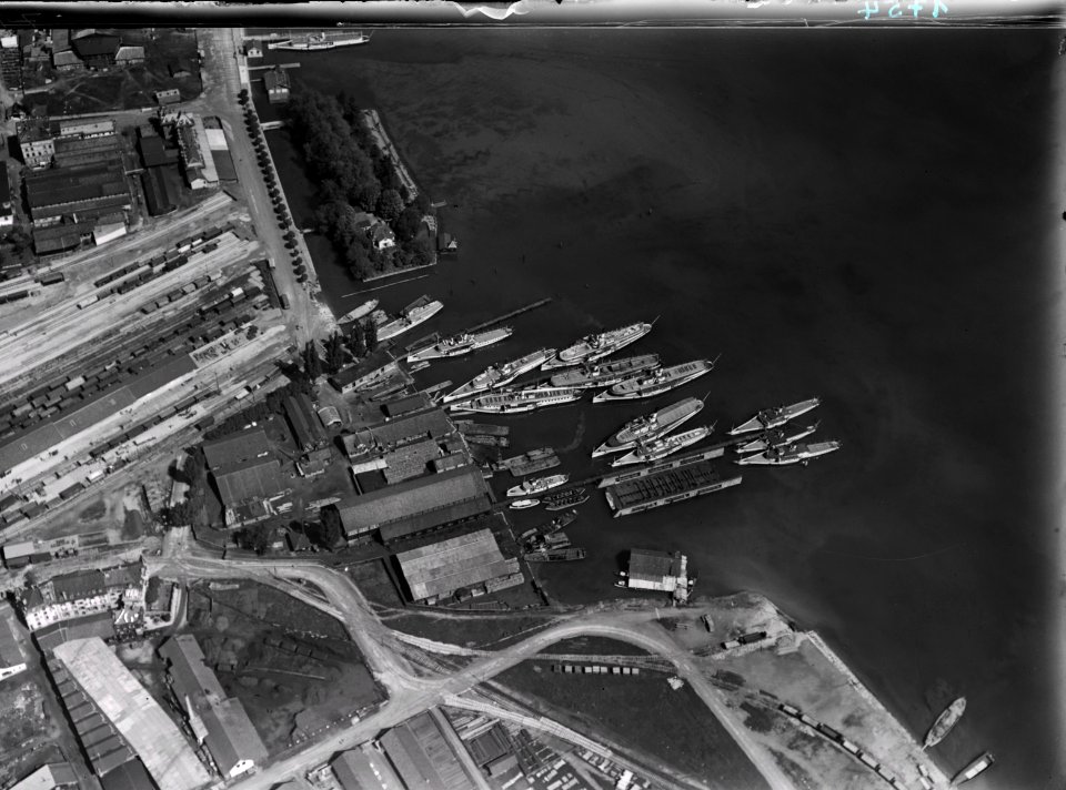 ETH-BIB-Luzern, Hafen, Werft, Dampfschiffe-Inlandflüge-LBS MH01-001754