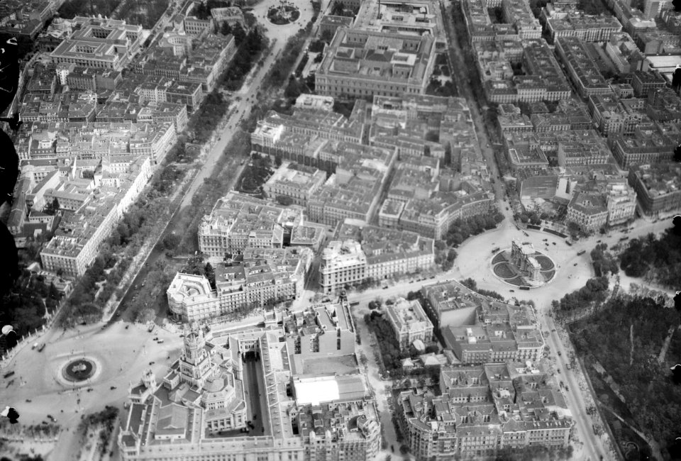 ETH-BIB-Madrid (Geschäftszentrum) aus 400 m Höhe-Mittelmeerflug 1928-LBS MH02-05-0063