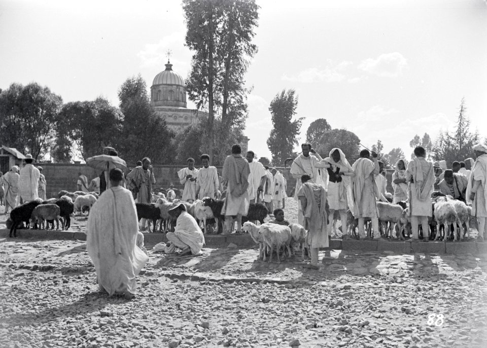 ETH-BIB-Markt in Abessinien-Abessinienflug 1934-LBS MH02-22-0424