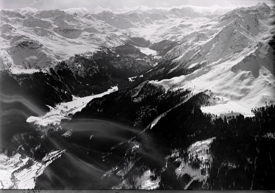 ETH-BIB-Marmorera, Valletta da beiva, Bergelleralpen, Oberhalbstein, Roffna v. N. aus 2500 m-Inlandflüge-LBS MH01-004480