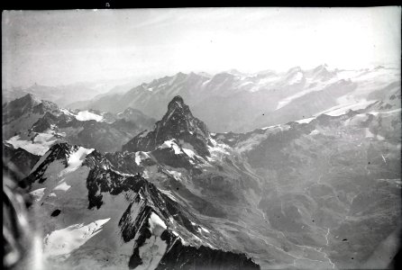 ETH-BIB-Matterhorn, Weisshorn, dom, Rimpfischhorn-Inlandflüge-LBS MH01-007425